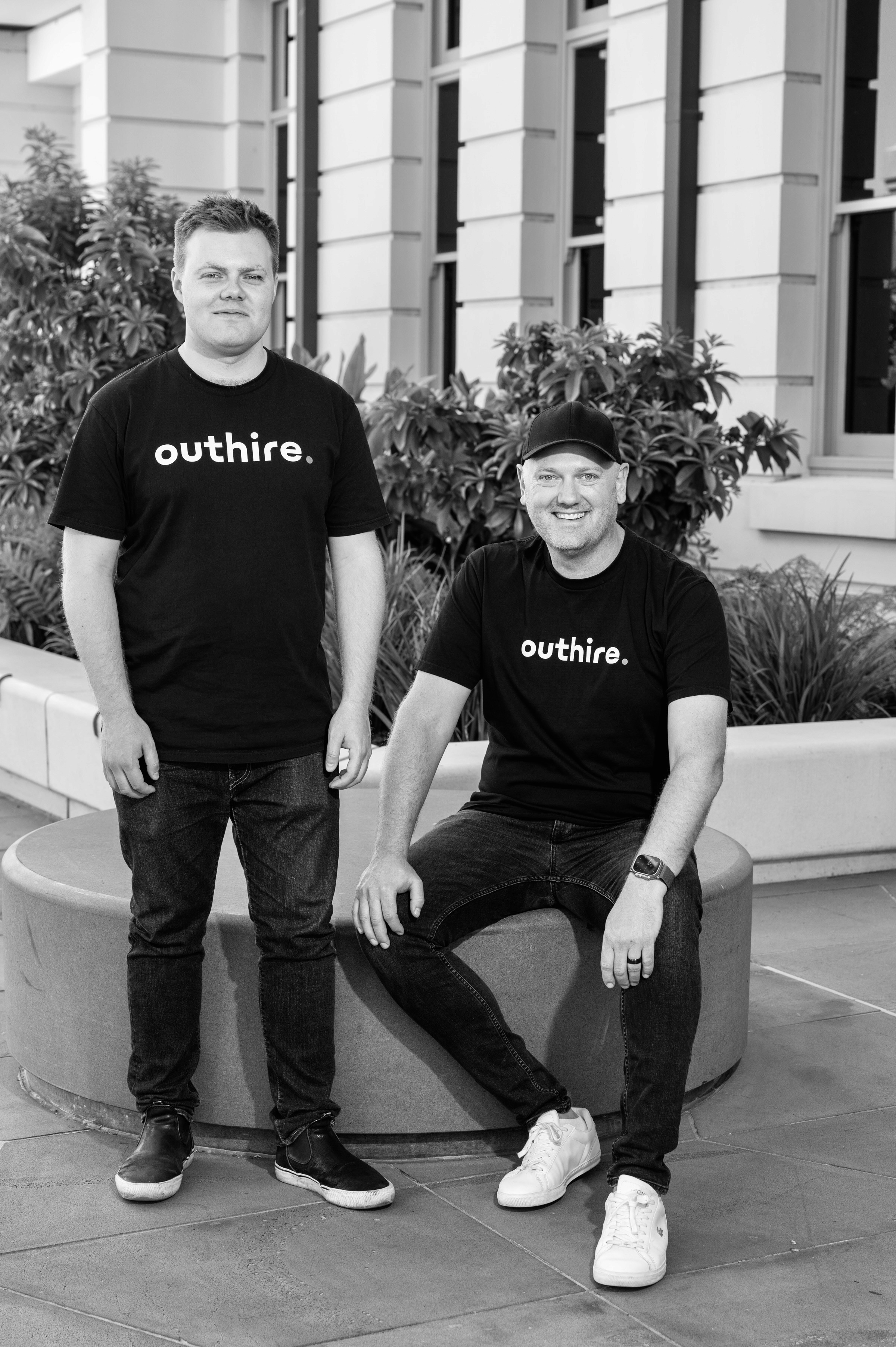 Outhire founders Matt and Will